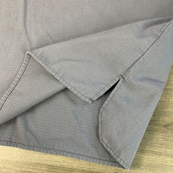 Carhartt Scrub Top Medical Shirt Mens Size 3X Gray V-Neck Short Sleeve Pocket - Picture 6 of 9